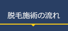 脱毛施術の流れ